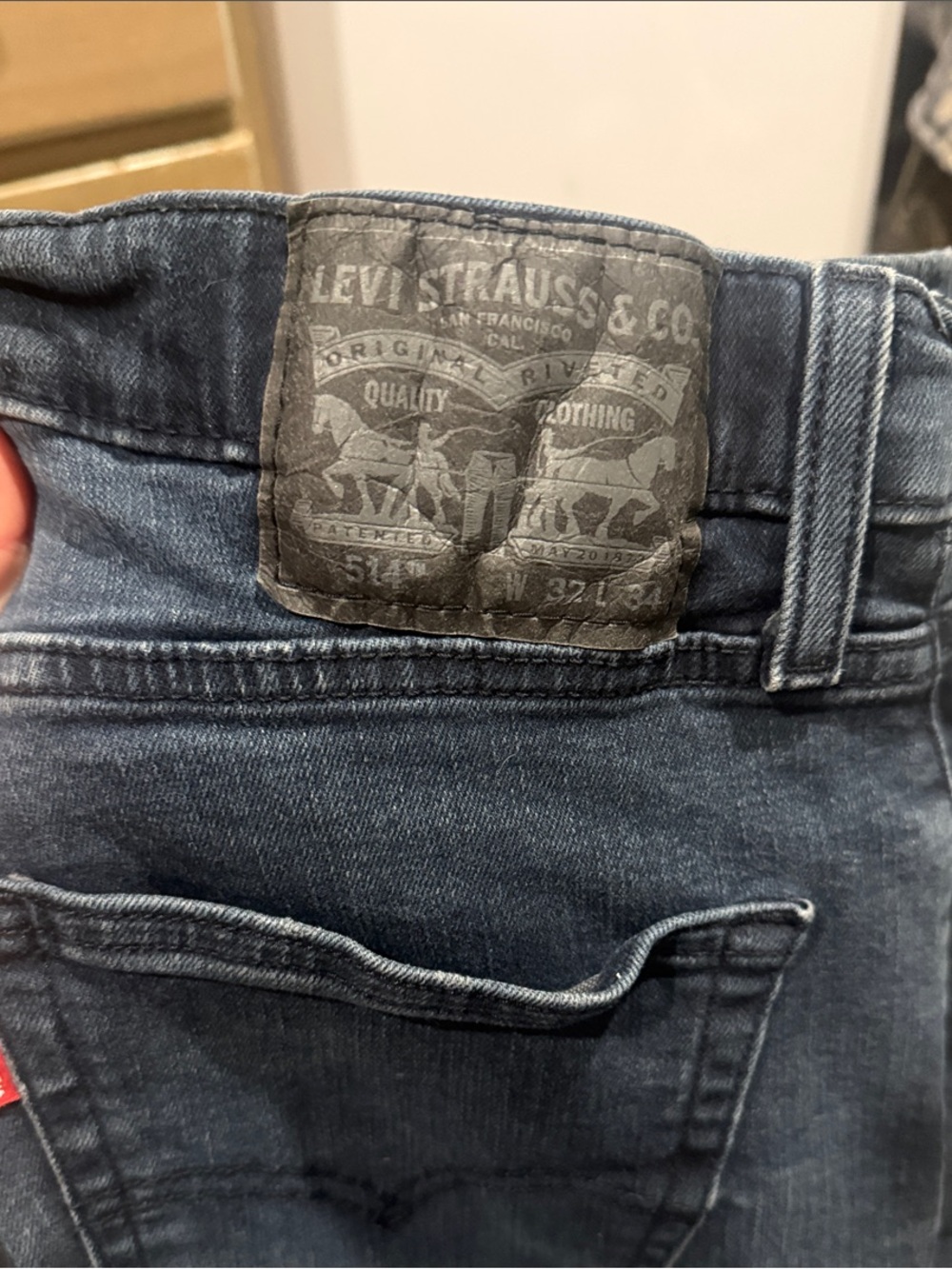 Levi's Mens Dark Wash Jeans